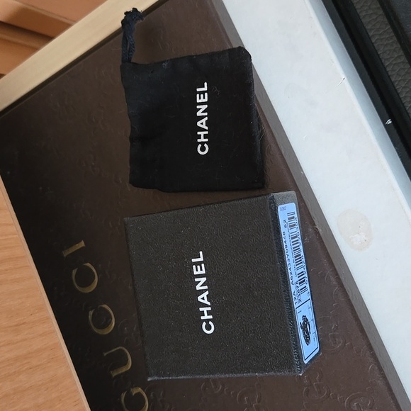 Chanel Geometric Ring | Double CC | Statement Designer Jewelry, Authentic, 52 - Picture 8 of 13